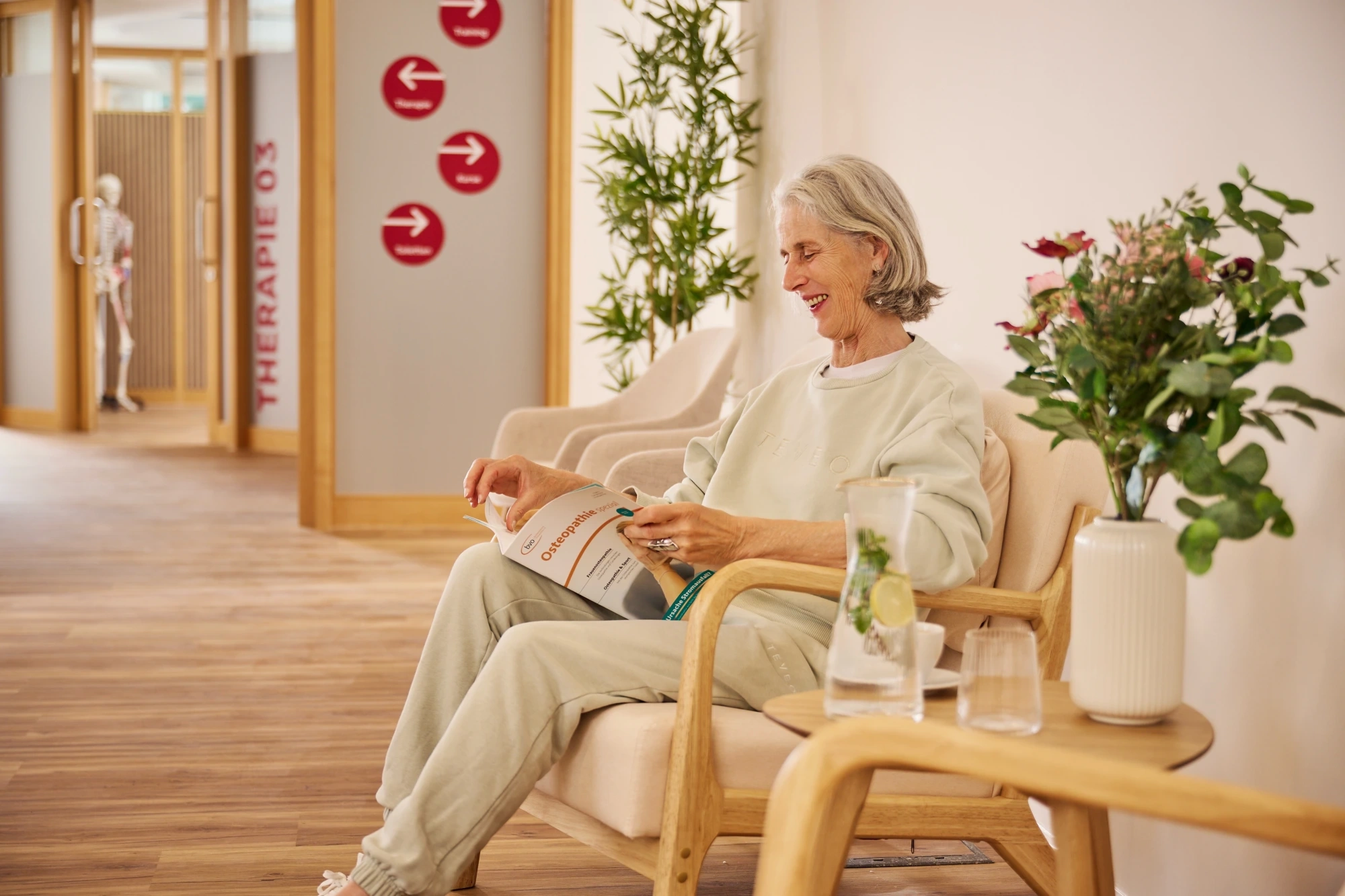 Wartebereich der Gesundheitsmanufaktur